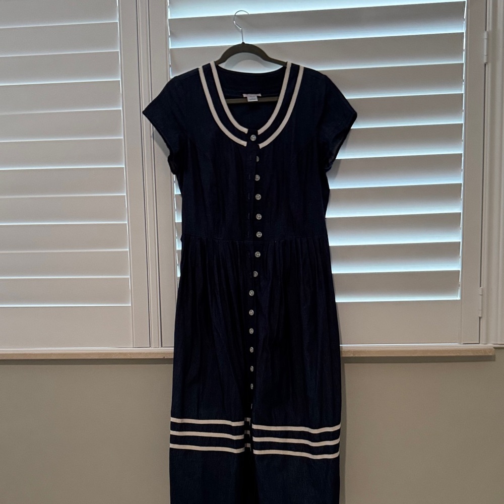 Lanz of Salzburg chambray dress size M